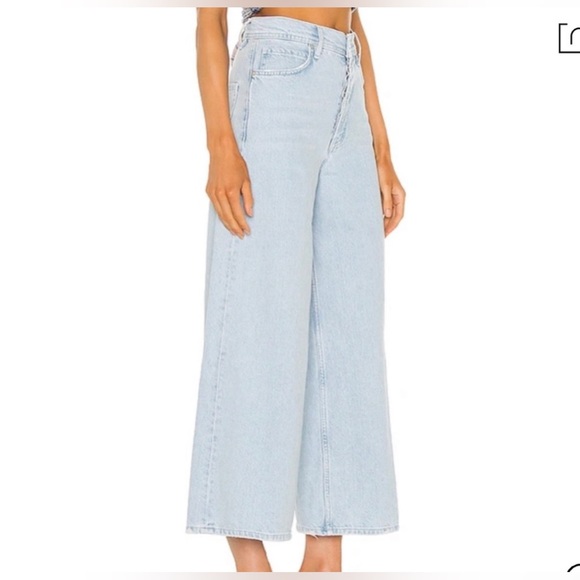 Free People Laundry Crop Wide Leg Jeans - Picture 2 of 7